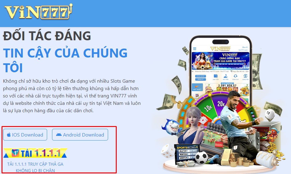 Những ưu điểm vượt trội của ứng dụng tải app vin777